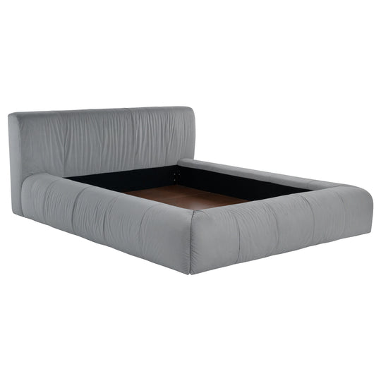 Wilshire Upholstered Platform Bed Grey