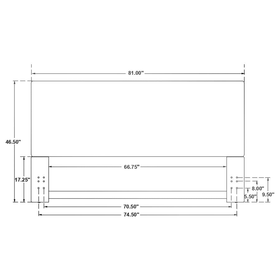 Izzy - Upholstered Panel Headboard