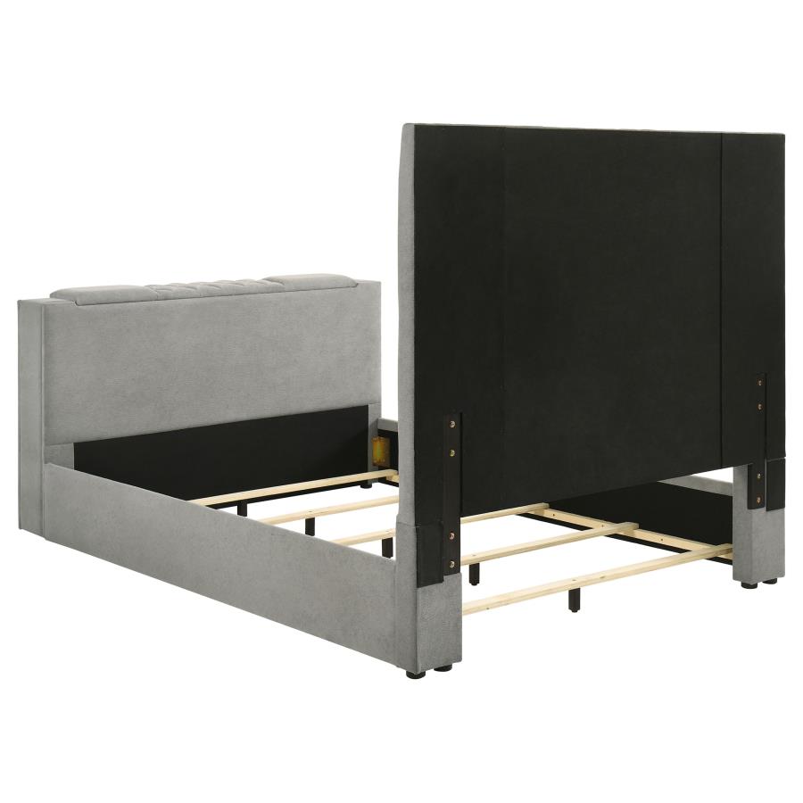 Tara - Upholstered Panel TV Bed