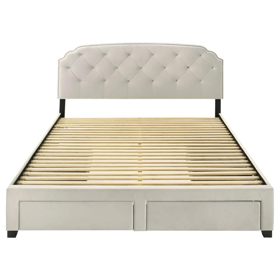 Marianna - 4-Drawer Upholstered Storage Bed