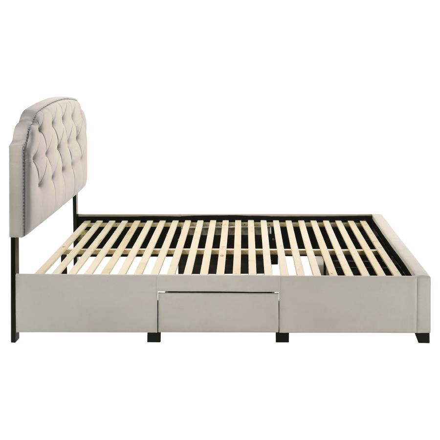 Marianna - 4-Drawer Upholstered Storage Bed