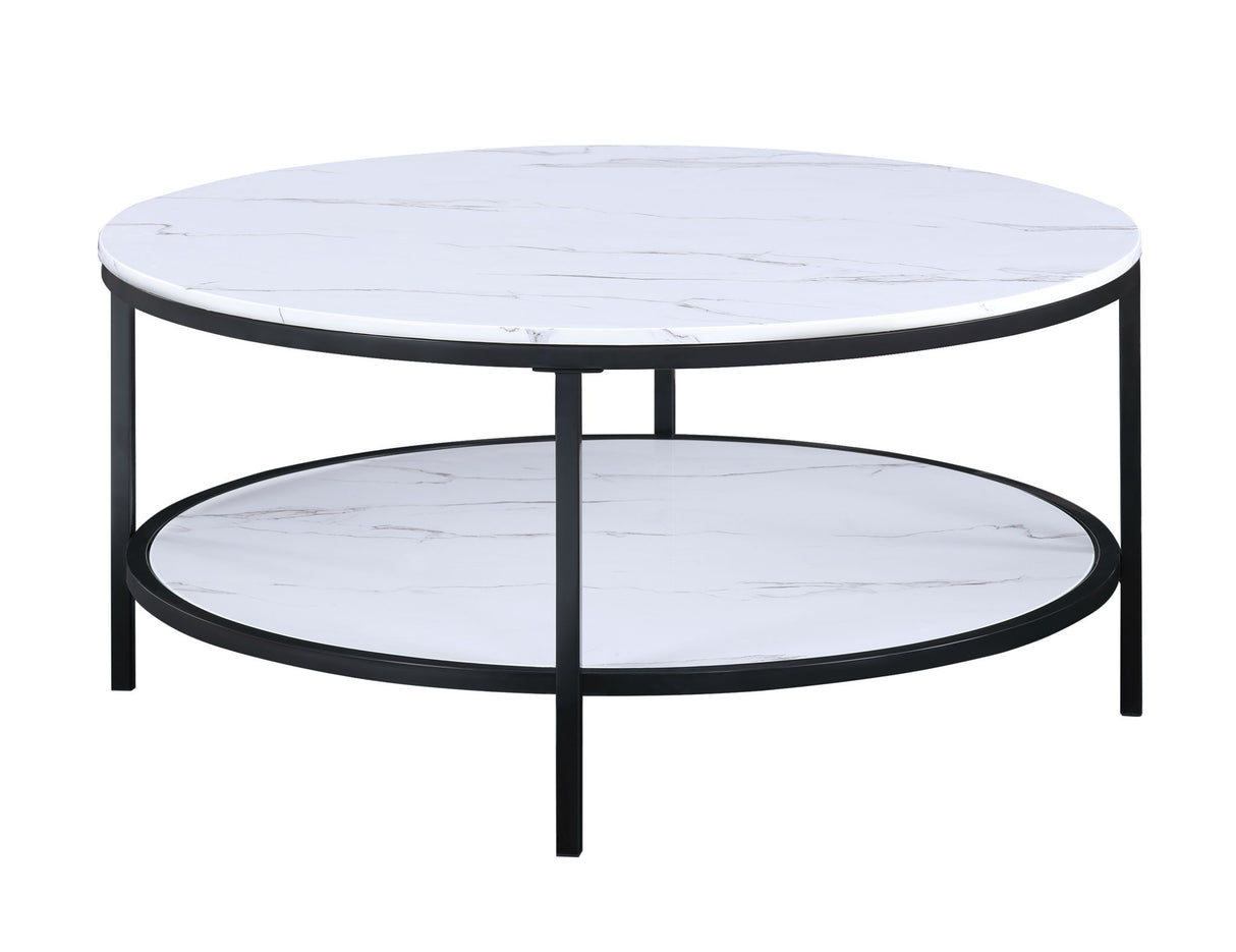 Valerie - Table Set (Coffee & 2 End Tables) - White by Crown Mark | Bel Furniture