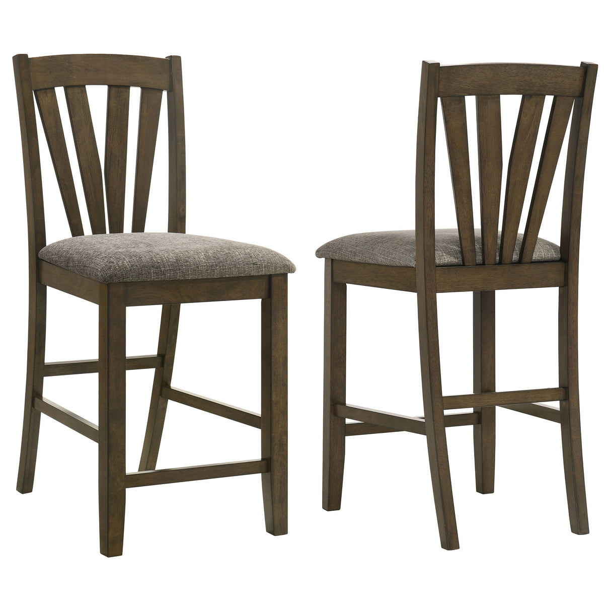 Canfield - Counter Height Dining Side Chair (Set of 2) - Brown by Coaster Fine Furniture | Bel Furniture