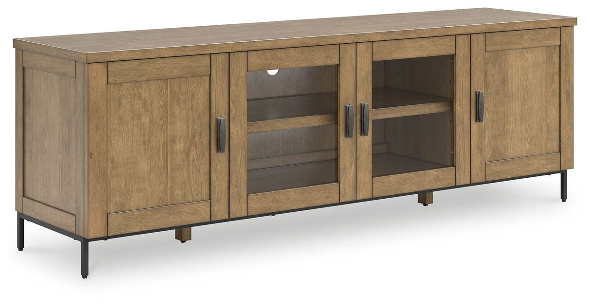 Torlanta - Brown - Extra Large TV Stand by Signature Design by Ashley® | Bel Furniture