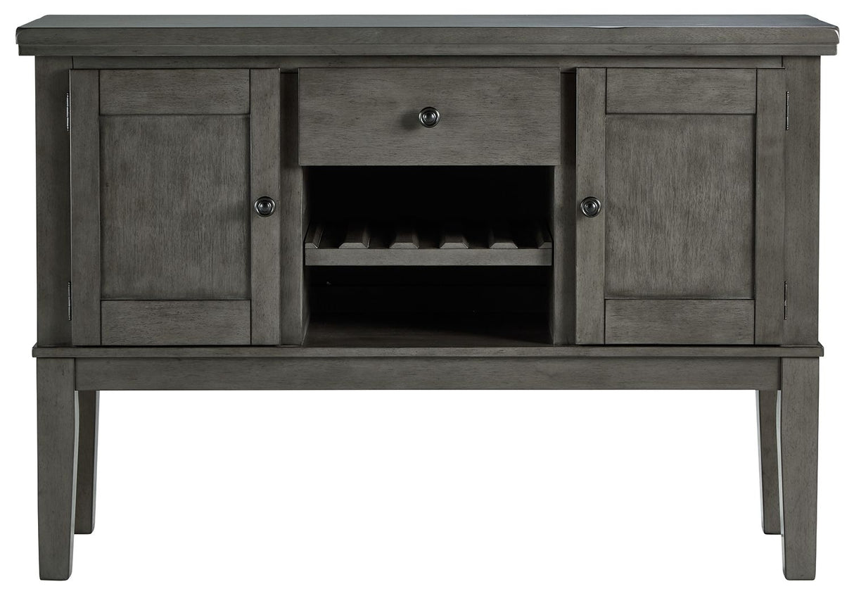 Hallanden - Gray - Dining Room Server by Signature Design by Ashley® | Bel Furniture