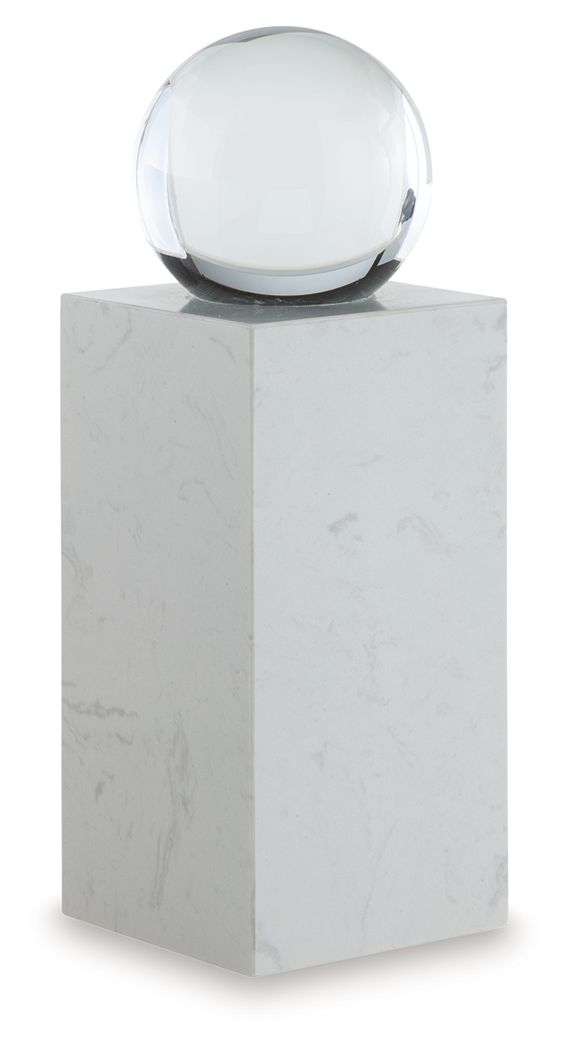 Sellner - Sculpture White 5"W x 5"D x 12"H by Signature Design by Ashley® | Bel Furniture