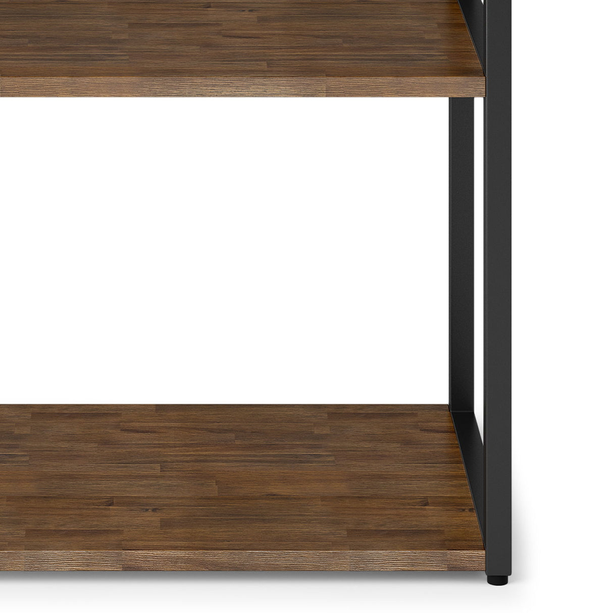 Ralston - Bookcase - Rustic Natural Aged Brown by Simpli-Home | Bel Furniture