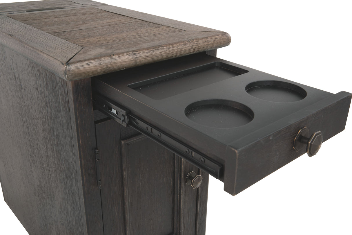 Tyler Creek - Grayish Brown / Black - Chair Side End Table by Signature Design by Ashley® | Bel Furniture