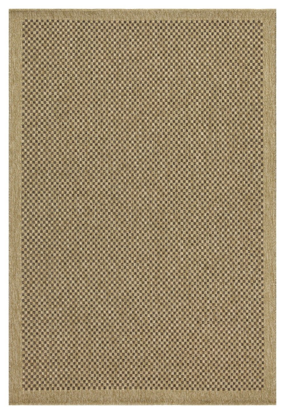 Earth - Polypropylene Indoor, Outdoor Rug Light Brown 5' x 7' by Icona Home Decor | Bel Furniture