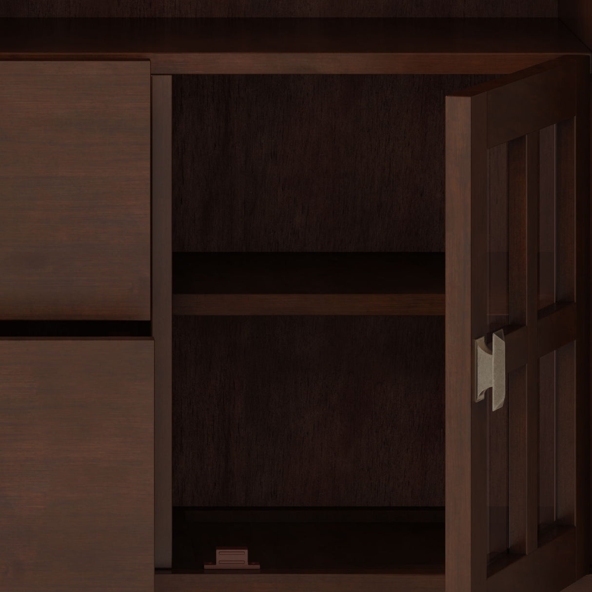 Artisan - TV Media Stand, Handcrafted - Russet Brown by Simpli-Home | Bel Furniture