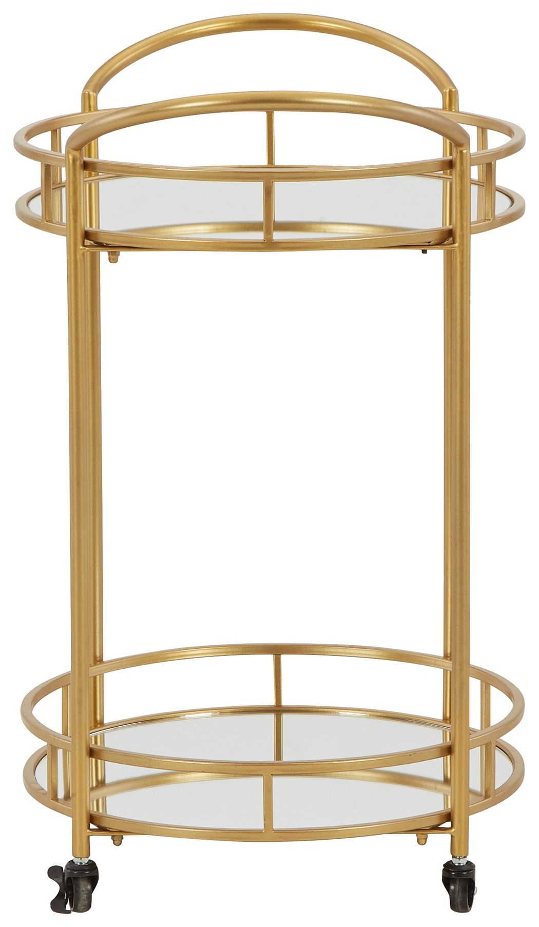 Wynora - Gold - Bar Cart by Signature Design by Ashley® | Bel Furniture