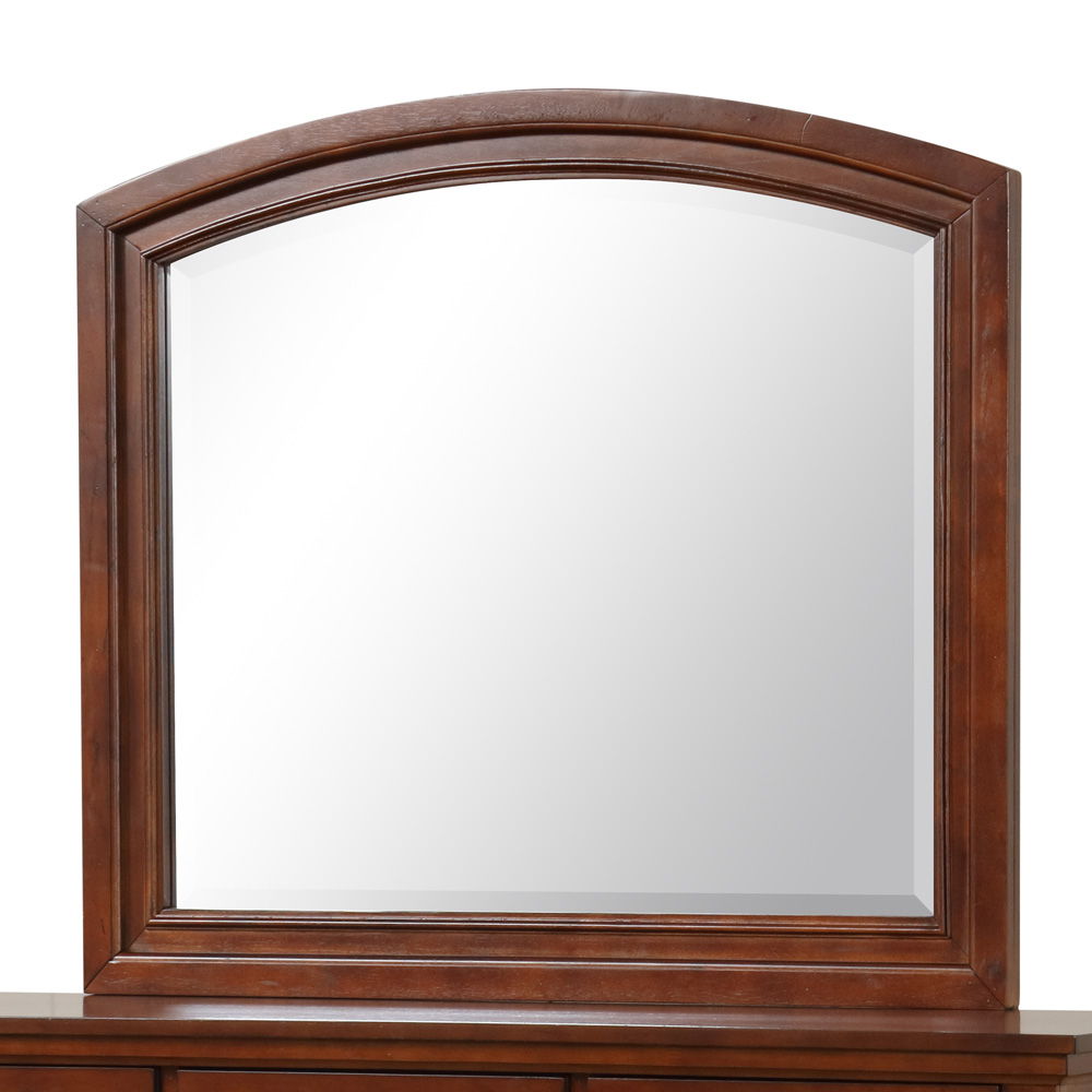 Charming Traditional Mirror - Cherry by Glory Furniture | Bel Furniture