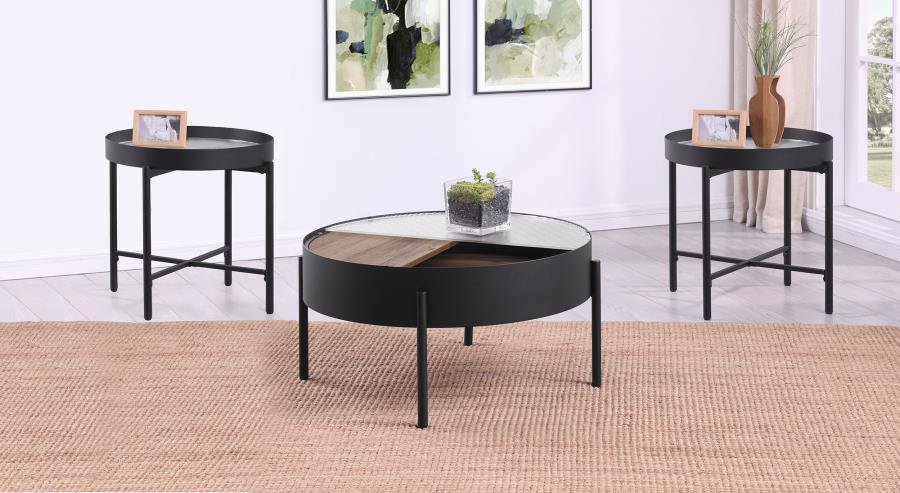 Ozella - Round Coffee Table Set by Coaster Fine Furniture | Bel Furniture