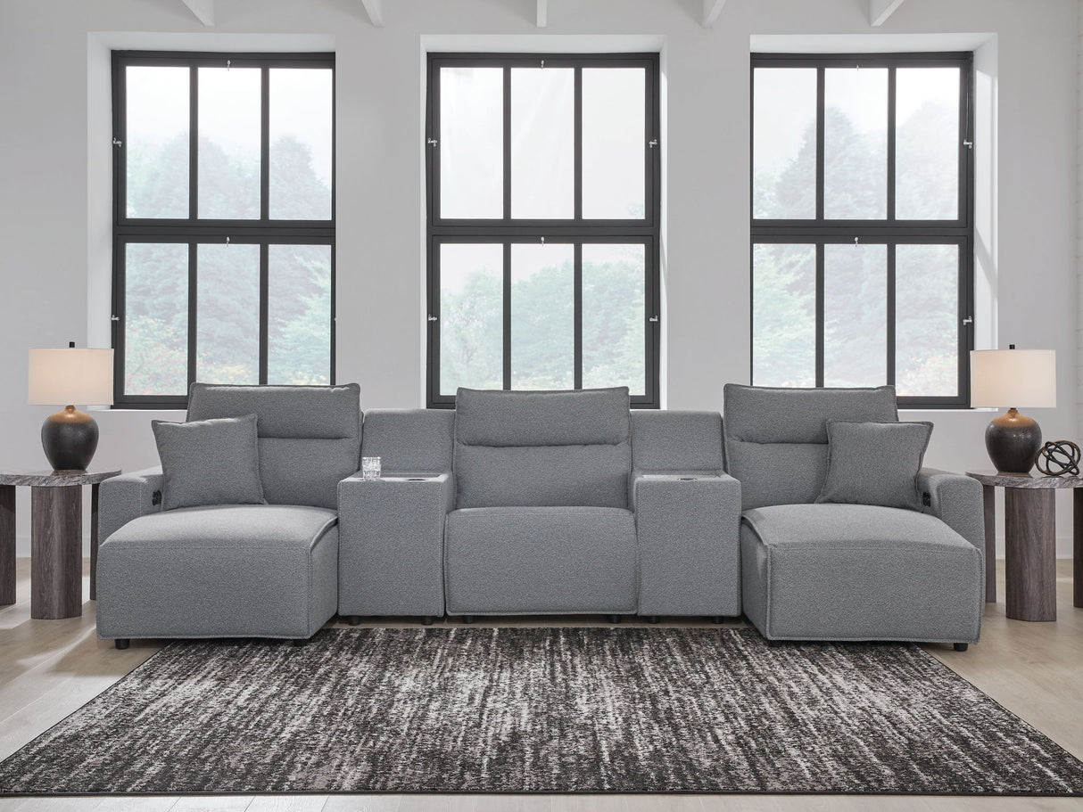 Modmax - Salt And Pepper - Reclining Sectional by Signature Design by Ashley® | Bel Furniture