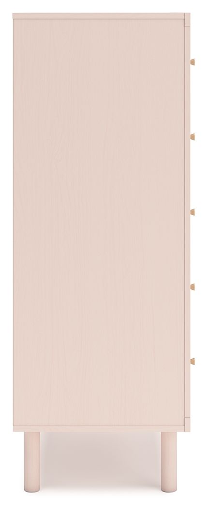 Wistenpine - Blush - Five Drawer Chest by Signature Design by Ashley® | Bel Furniture