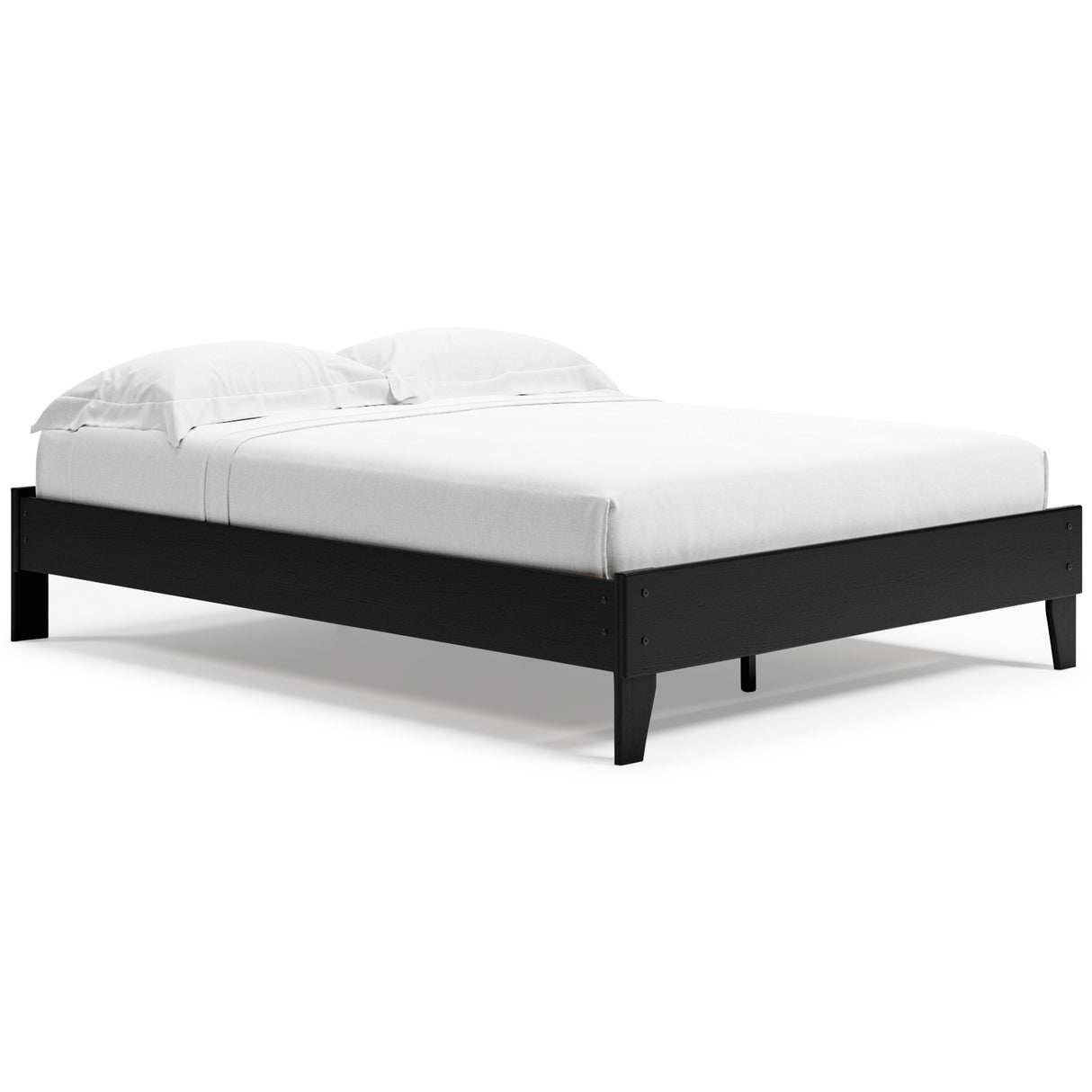 Finch - Platform Bed Black Queen by Signature Design by Ashley® | Bel Furniture
