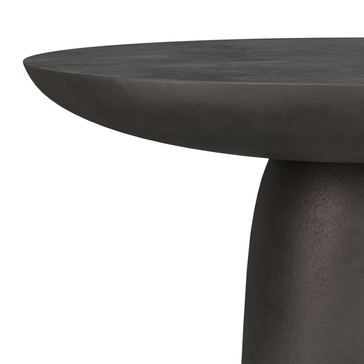 Alexa - Cast Aluminum Coffee Table - Black by Simpli-Home | Bel Furniture