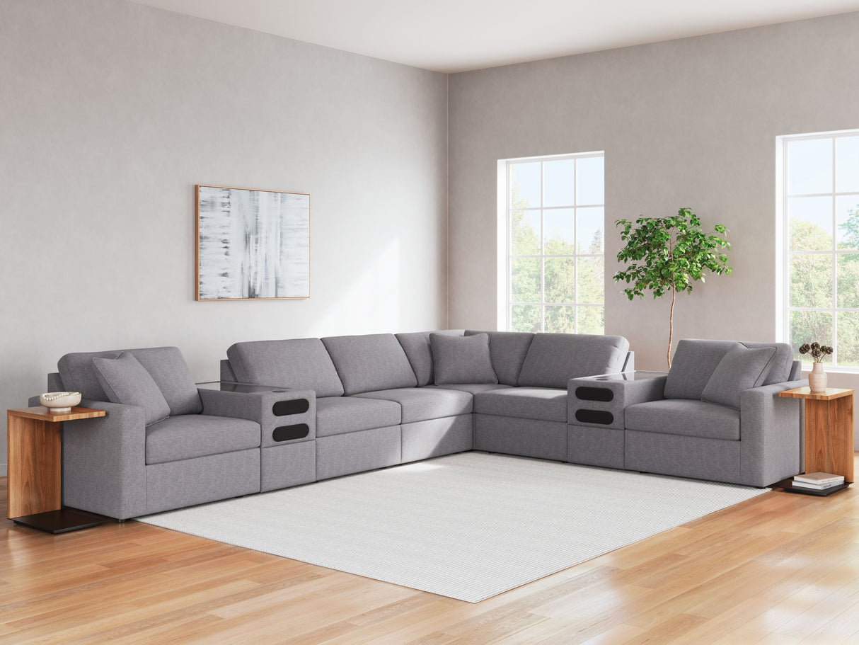 Modmax - Granite - Sectional by Signature Design by Ashley® | Bel Furniture