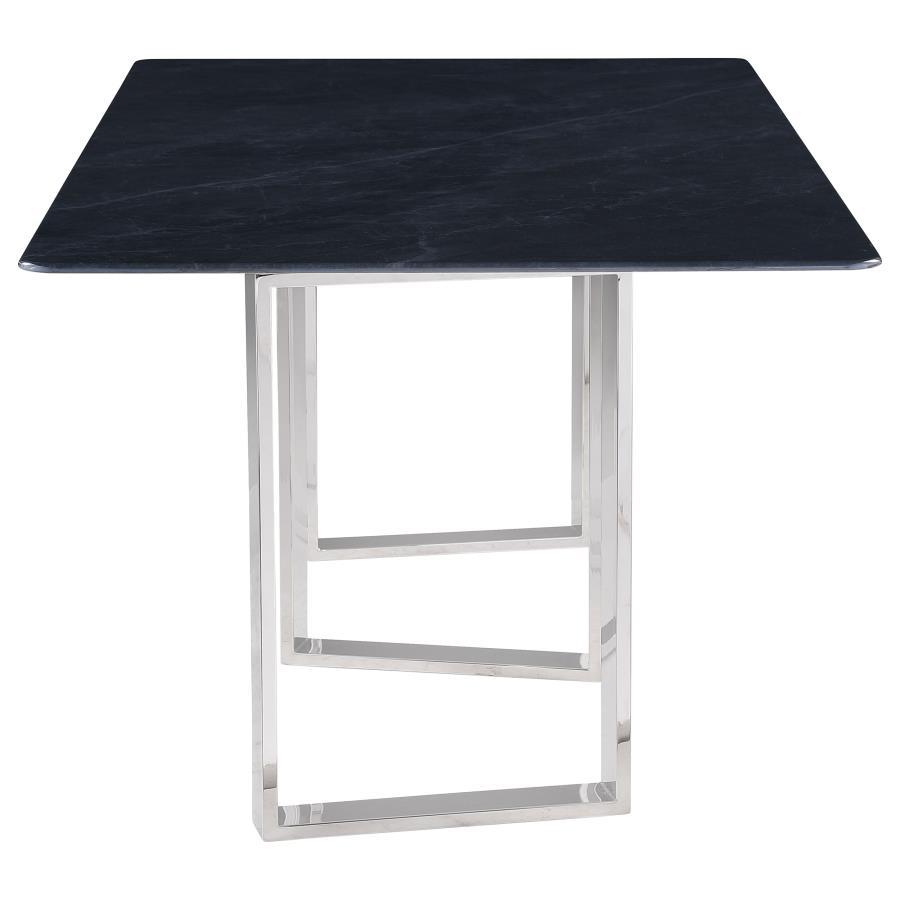 Desden - Rectangular Sintered Stone Dining Table - Gray by Coaster Fine Furniture | Bel Furniture