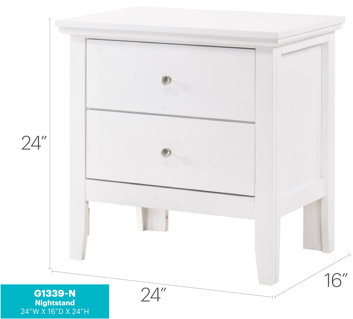 English Dovetailed Drawers Nightstand - view 9