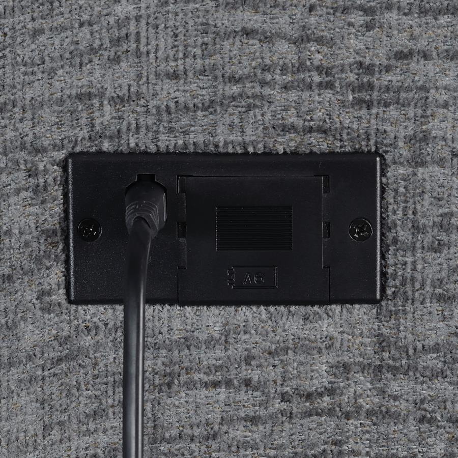 Bahrain - Upholstered Motion Loveseat by CoasterEssence | Bel Furniture