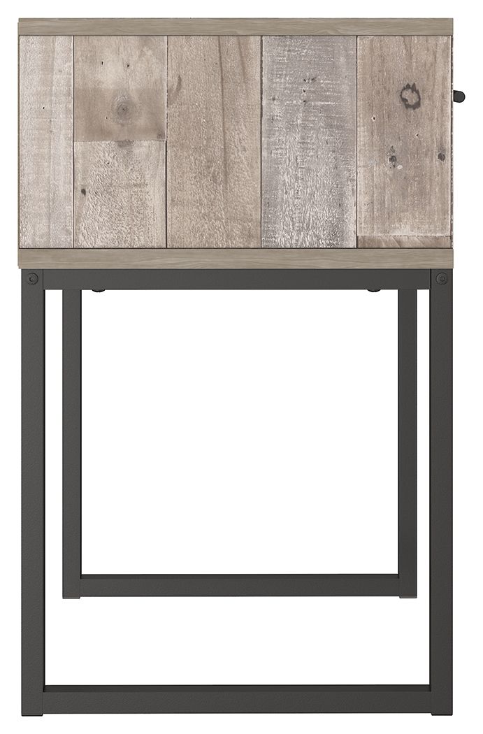 Neilsville - Whitewash - One Drawer Night Stand - Vinyl-Wrapped by Signature Design by Ashley® | Bel Furniture