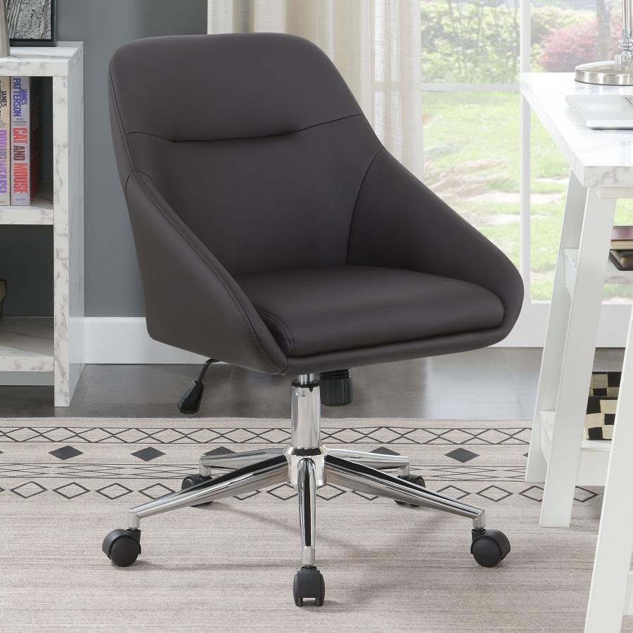 Jackman - Upholstered Adjustable Home Office Desk Chair by CoasterEveryday | Bel Furniture