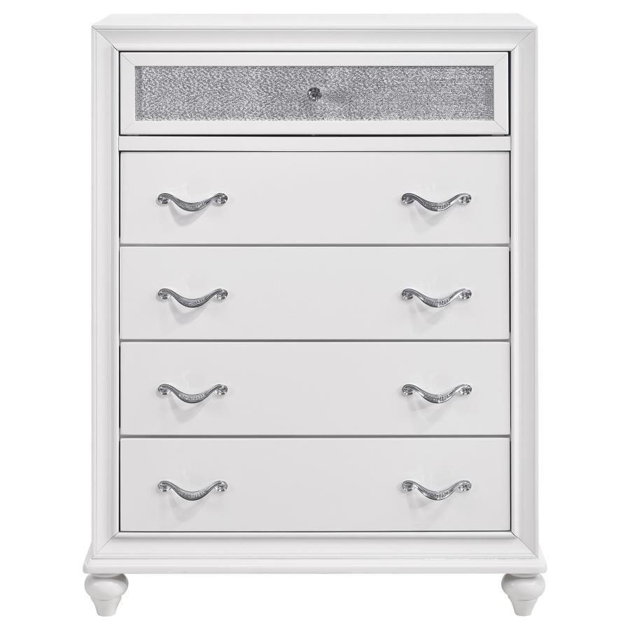 Barzini - 5-Drawer Bedroom Chest by CoasterEveryday | Bel Furniture