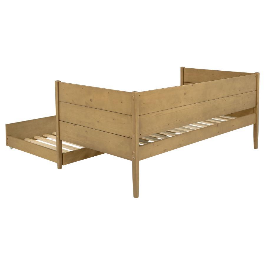 Calinda - Wood Twin Daybed With Trundle - Natural by Coaster Fine Furniture | Bel Furniture