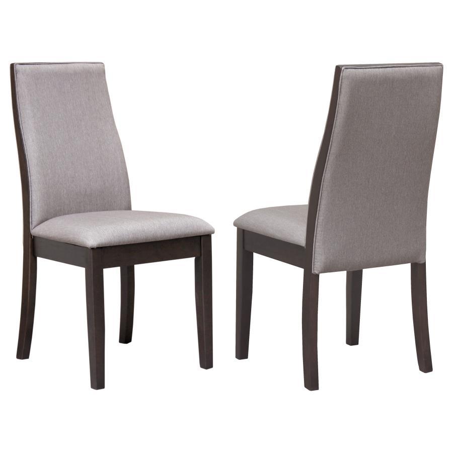 Spring Creek - Upholstered Dining Chair (Set of 2) Gray by CoasterEssence | Bel Furniture