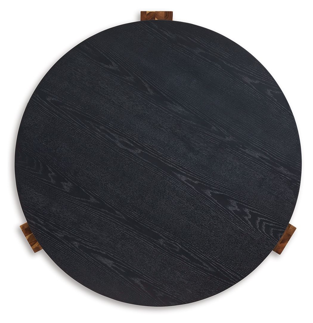 Breenmore - Black / Natural - Occasional Table Set (Set of 2) by Signature Design by Ashley® | Bel Furniture