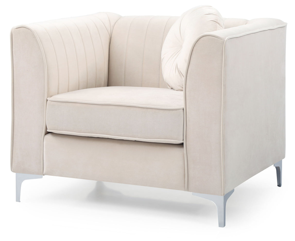 Contemporary Sloped Armchair