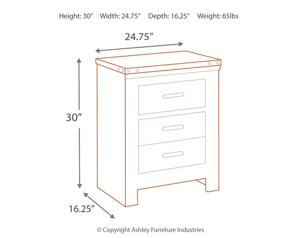 Trinell - Night Stand by Signature Design by Ashley® | Bel Furniture