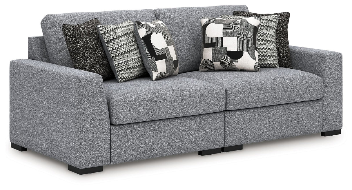 Bealton - Sectional Gray 2 Pc. Sectional by Benchcraft® | Bel Furniture