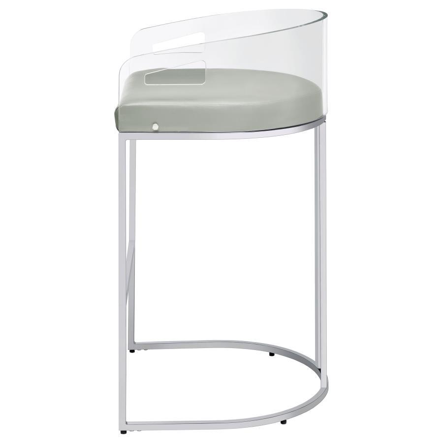 Thermosolis - Clear Acrylic Chair (Set of 2) by CoasterElevations | Bel Furniture