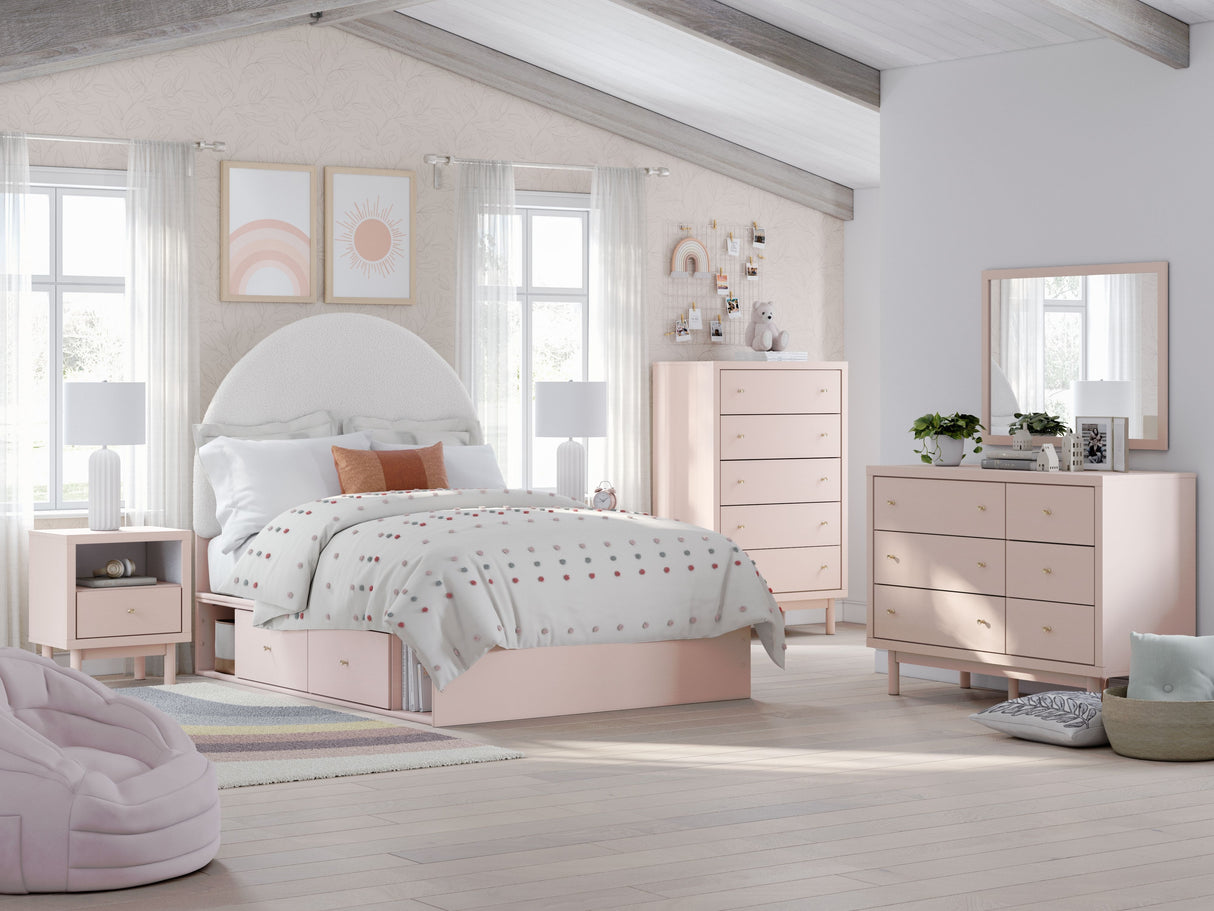 Wistenpine - Upholstered Panel Bed With Storage by Signature Design by Ashley® | Bel Furniture