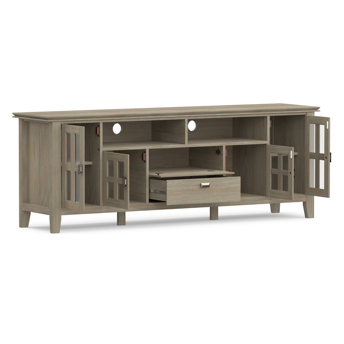 Artisan - TV Media Stand - Distressed Gray
