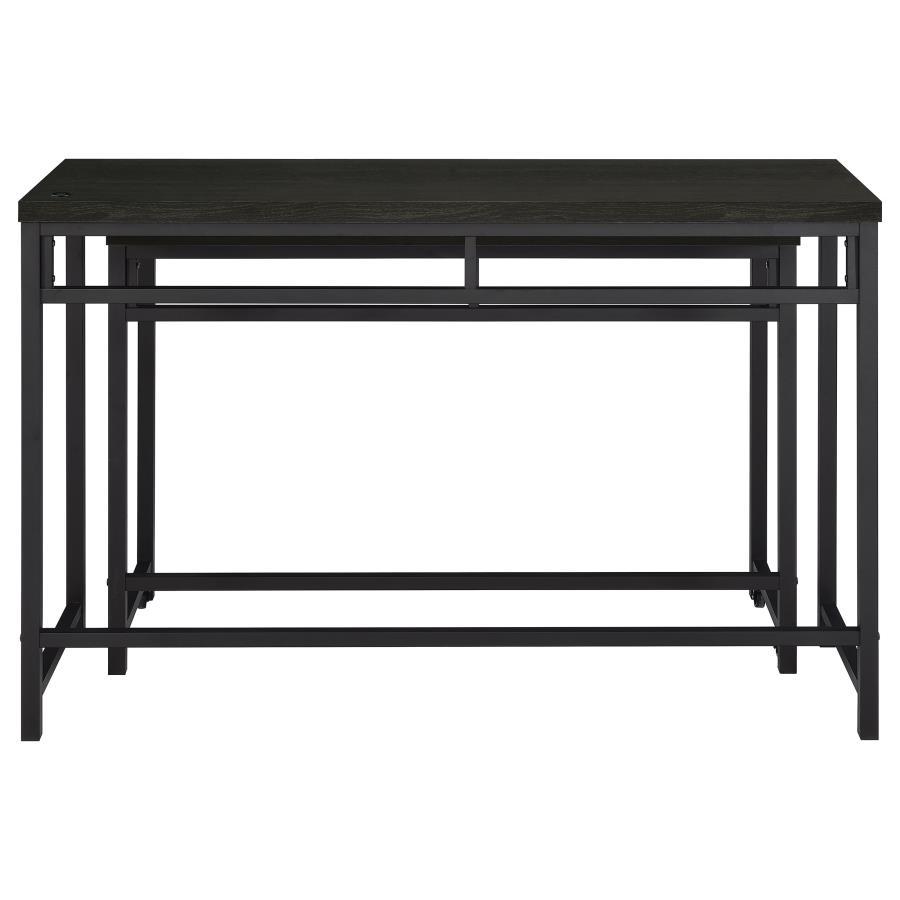 Hawes - 4 Piece Multipurpose Counter Height Table Set - Black by Coaster Fine Furniture | Bel Furniture