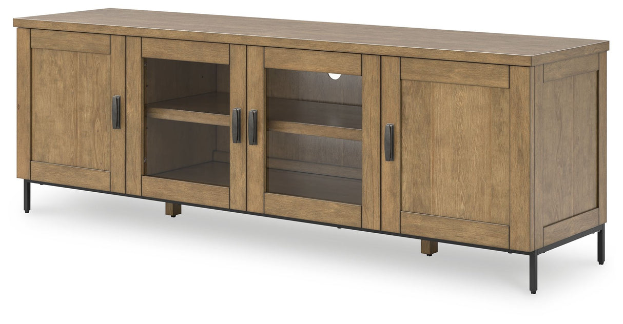 Torlanta - Brown - Extra Large TV Stand by Signature Design by Ashley® | Bel Furniture