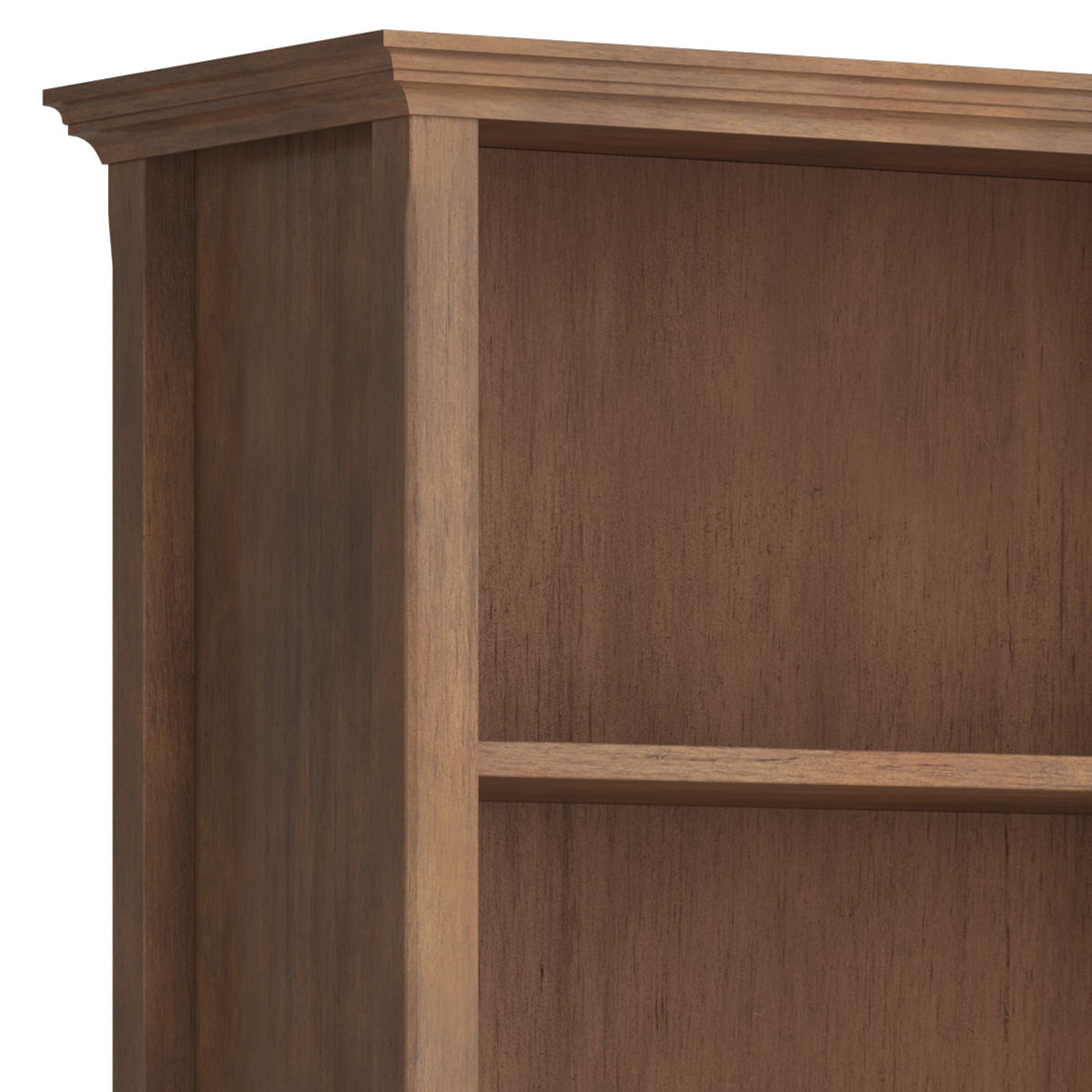 Amherst - 5 Shelf Bookcase, Handcrafted by Simpli-Home | Bel Furniture