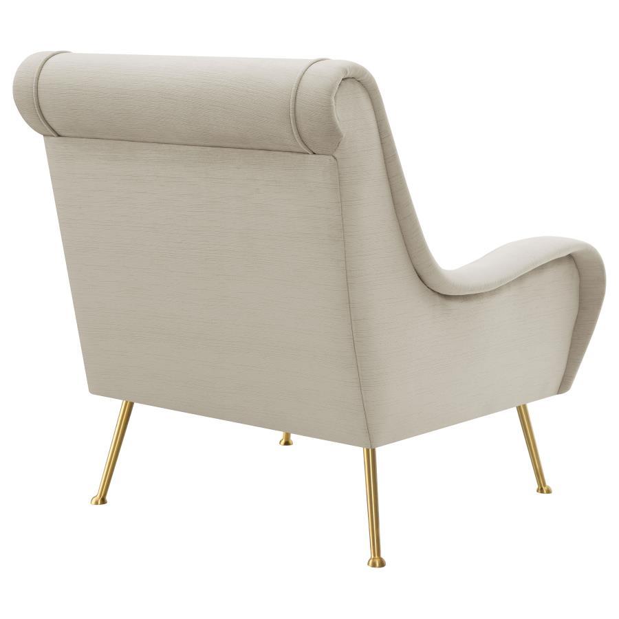 Ricci - Upholstered Saddle Arm Accent Chair by Coaster Fine Furniture | Bel Furniture