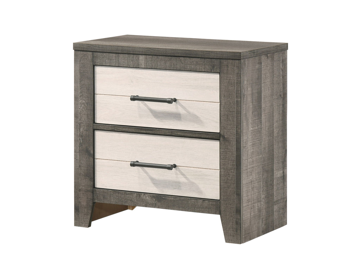 Rhett - Nightstand - Chalk / Gray