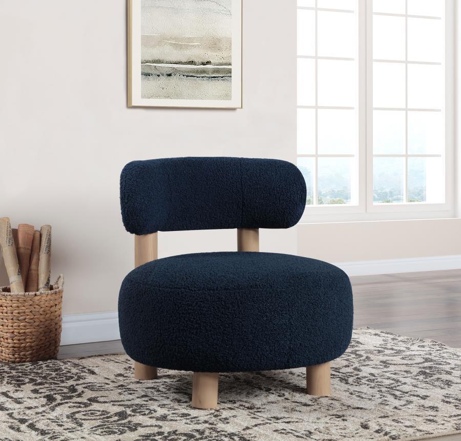 Zonie - Boucle Upholstered Barrel Back Accent Chair by CoasterEveryday | Bel Furniture