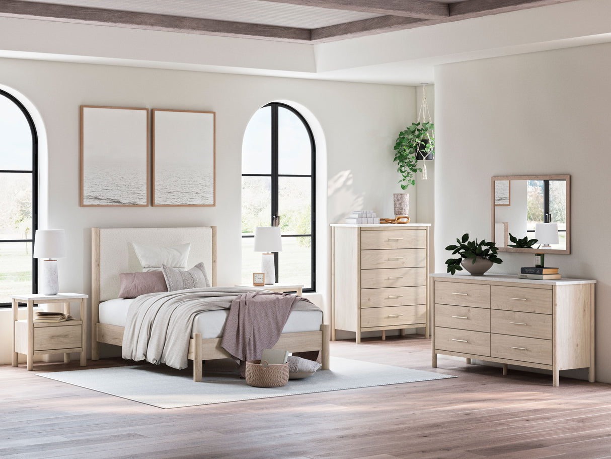 Cadmori - Upholstered Panel Bed by Signature Design by Ashley® | Bel Furniture
