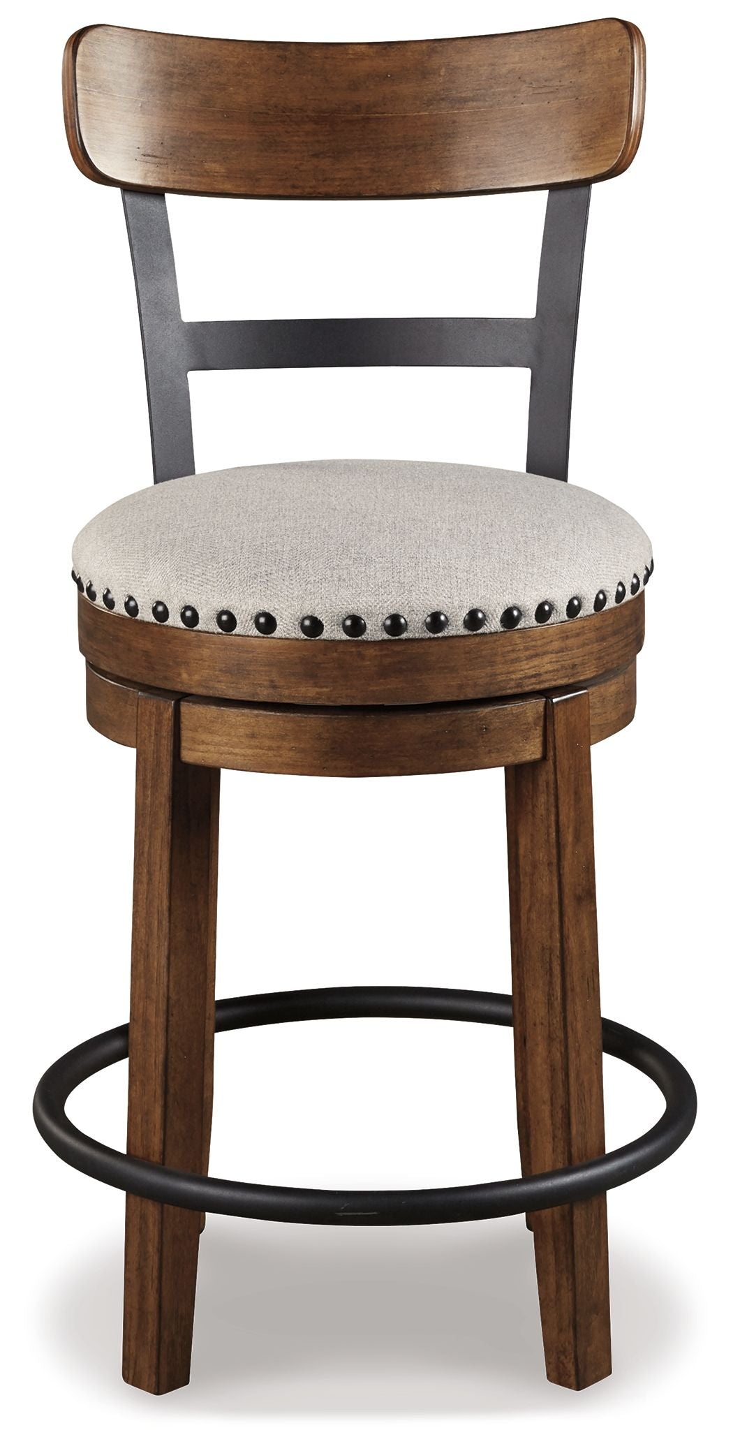 Valebeck - Full Back Swivel Stool by Signature Design by Ashley® | Bel Furniture