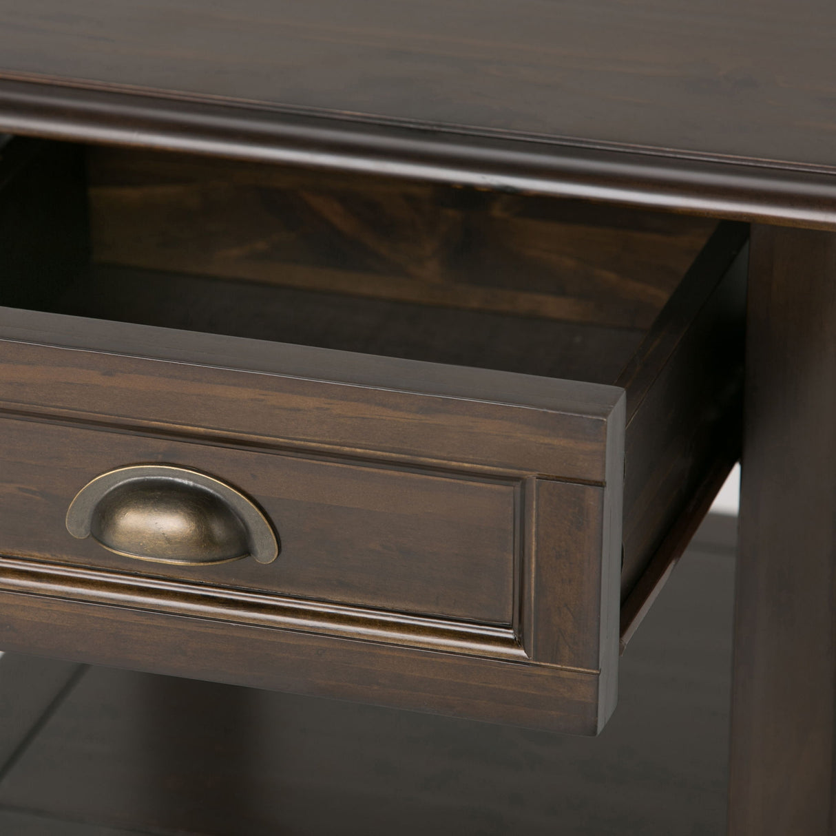 Burlington - End Table - Mahogany Brown by Simpli-Home | Bel Furniture