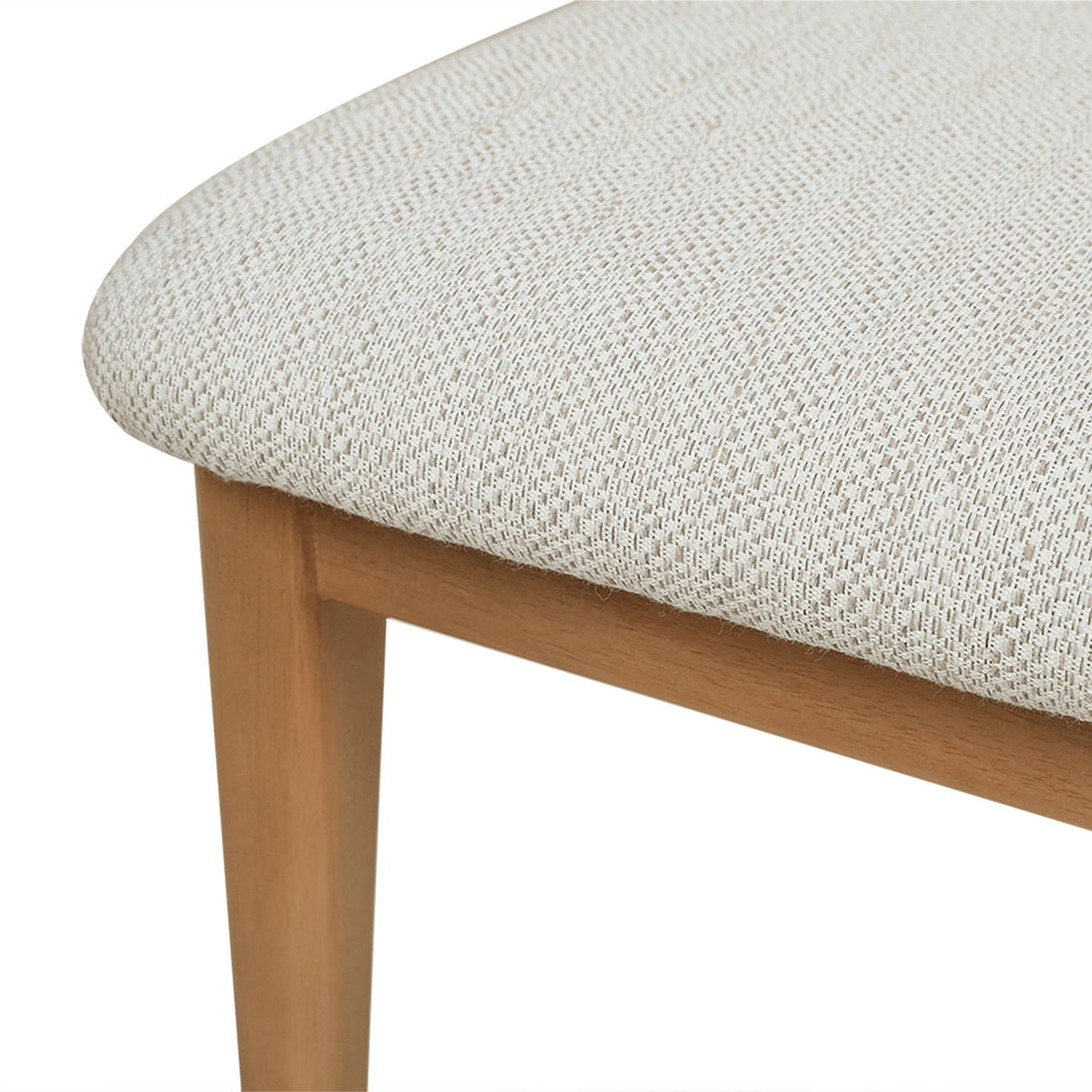 Scandi - Upholstered Dining Chair, Stain Resistant High (Set of 2) - Natural Light Brown / White Pepper by Jennifer Taylor Home | Bel Furniture