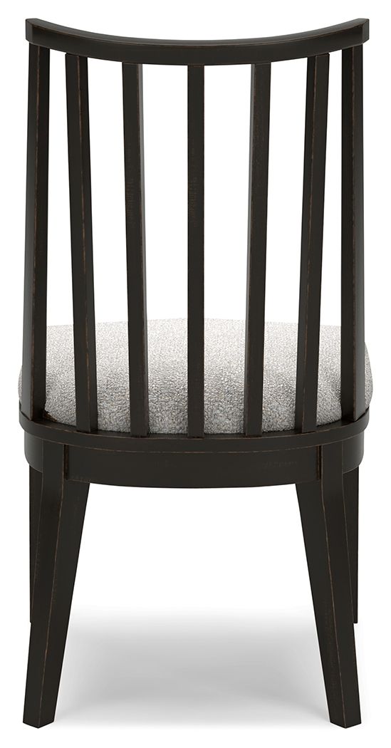 Galliden - Black - Dining Upholstered Side Chair (Set of 2) by Signature Design by Ashley® | Bel Furniture