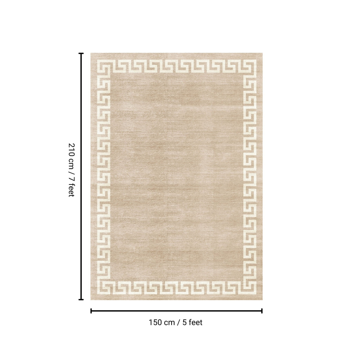 Toucan - Washable Non - Slip Area Rug - Beige by Icona Home Decor | Bel Furniture