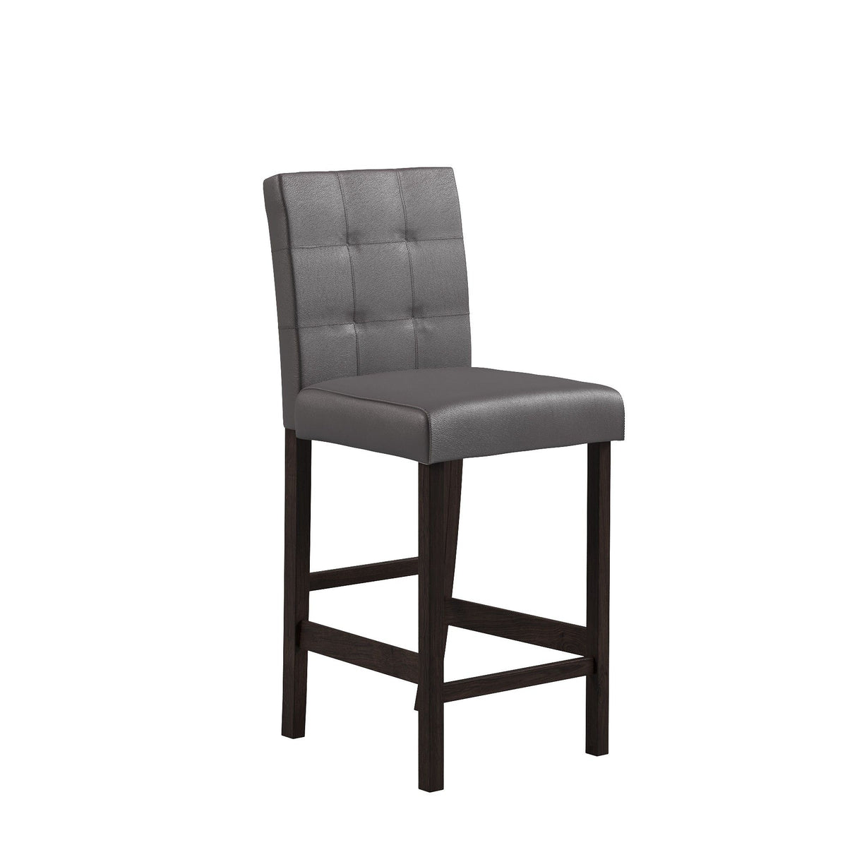 Leon - Bar Table And 4 Bar Stools - Espresso / White by Global Furniture USA | Bel Furniture